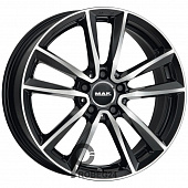 MAK Bremen 8x19 5*112 ET43 DIA66.1 Black mirror Литой