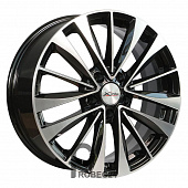 X'trike X-126 7x17 5*100 ET38 DIA57.1 BK Литой
