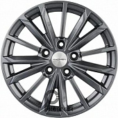 Khomen KHW 1611 6.5x16 5*108 ET45 DIA60.1 Black Литой