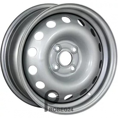 Trebl 53C47G 5.5x14 4*108 ET47 DIA63.3 Silver Штампованный