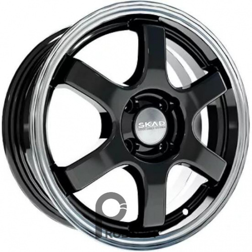 Скад Киото 6x15 4*100 ET40 DIA60.1 Антрацит-алмаз Литой