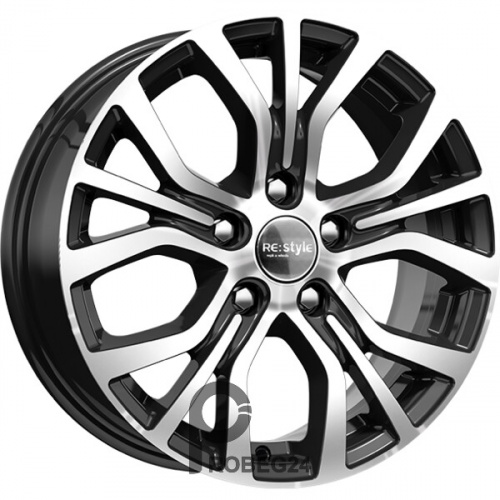 K&K КС736 6.5x16 5*114.3 ET40 DIA66.1 Алмаз черный Литой