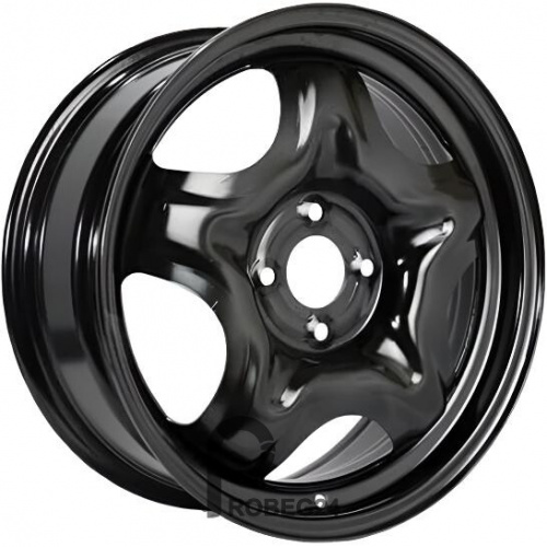 ТЗСК Lada Vesta 6.5x16 4*100 ET50 DIA60.1 Black Штампованный