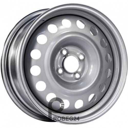 Trebl 64C49G 6x15 4*108 ET49 DIA63.3 Silver Штампованный
