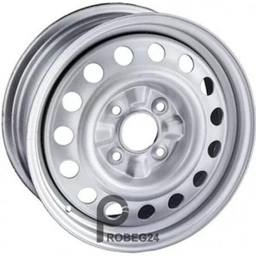 Trebl 8114 P 6x15 4*100 ET48 DIA54.1 Silver Штампованный