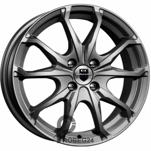 K&K Brent 6x16 4*100 ET45 DIA67.1 Дарк платинум Литой