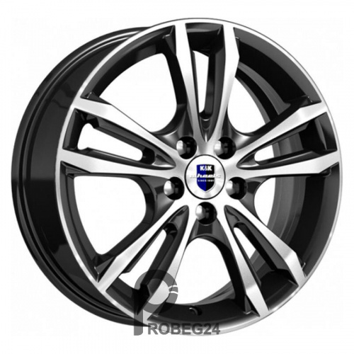 K&K Samara 6x16 5*114.3 ET43 DIA67.1 Алмаз черный SK Литой