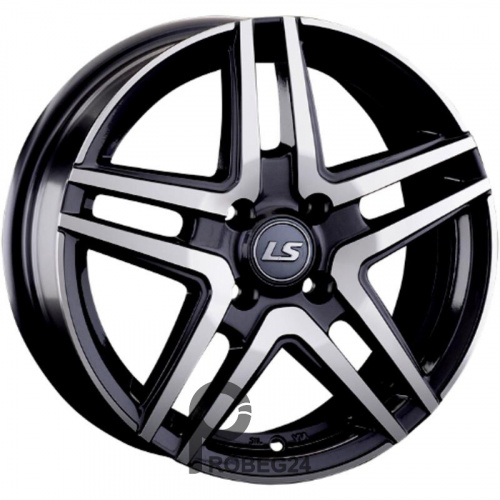 LS 420 6.5x16 5*100 ET38 DIA57.1 BKF Литой
