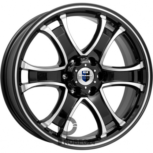 K&K Балеар 7.5x18 6*114.3 ET38 DIA67.1 Алмаз черный Литой