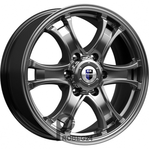 K&K Балеар 7.5x18 6*114.3 ET38 DIA67.1 Дарк платинум Литой