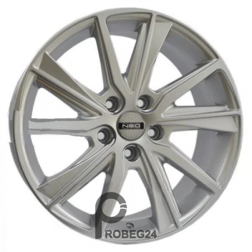 Neo 738 7.5x17 5*114.3 ET46 DIA67.1 Silver Литой