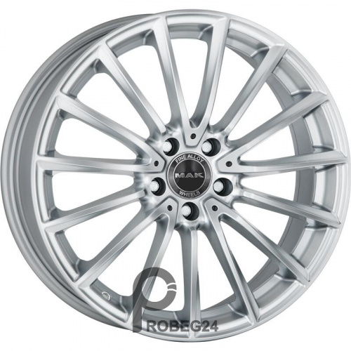 MAK Komet 8x18 5*112 ET43 DIA66.6 Silver Литой