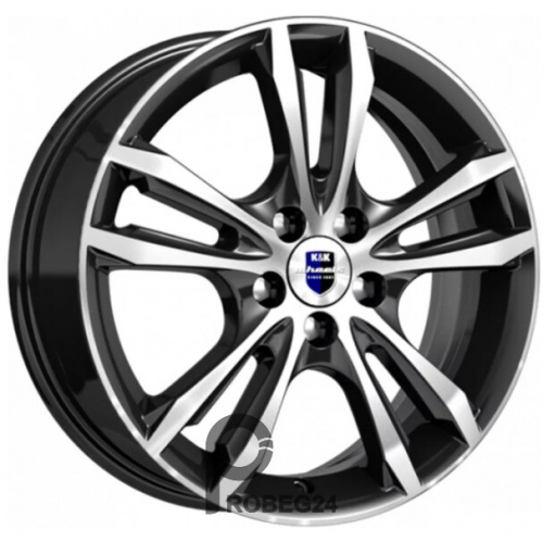 K&K Samara 6x16 4*100 ET49 DIA54.1 Алмаз черный Литой