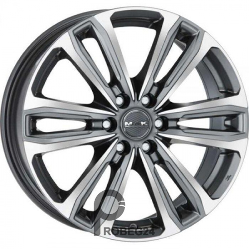 MAK Safari 6 8x18 6*139.7 ET30 DIA100.1 Gunmetal Mirror Face Литой