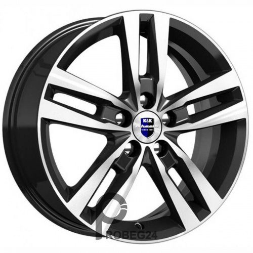 K&K Rassvet 6.5x16 5*114.3 ET40 DIA66.1 Алмаз черный Литой
