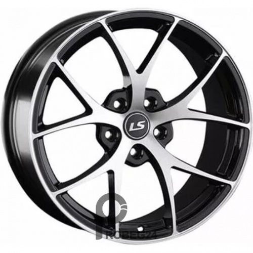 LS 845 8.5x18 5*114.3 ET35 DIA67.1 BKF Литой