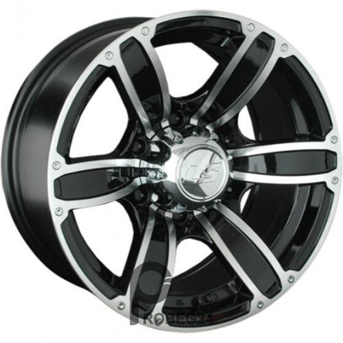 LS 766 8x17 6*139.7 ET10 DIA107.6 BKF Литой