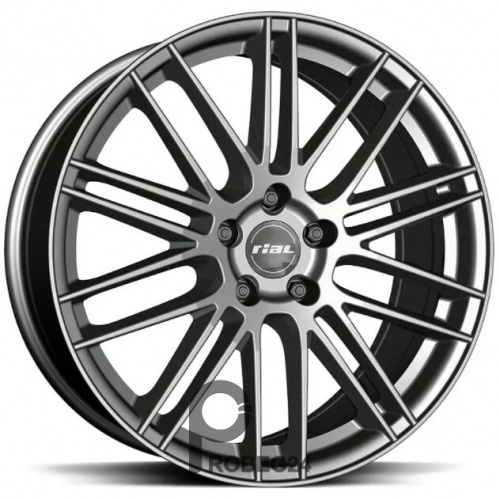 Rial KiboX 9.5x21 5*112 ET22 DIA66.6 Metal Grey Литой