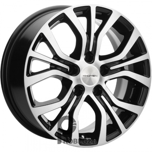 Khomen KHW 1608 6.5x16 5*114.3 ET41 DIA67.1 BKF Литой