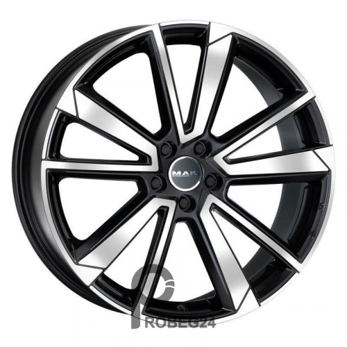 MAK Fivestar 9x21 5*112 ET45 DIA66.6 Black mirror Литой