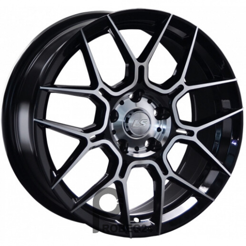 LS 1265 8x18 5*114.3 ET45 DIA67.1 BKF Литой