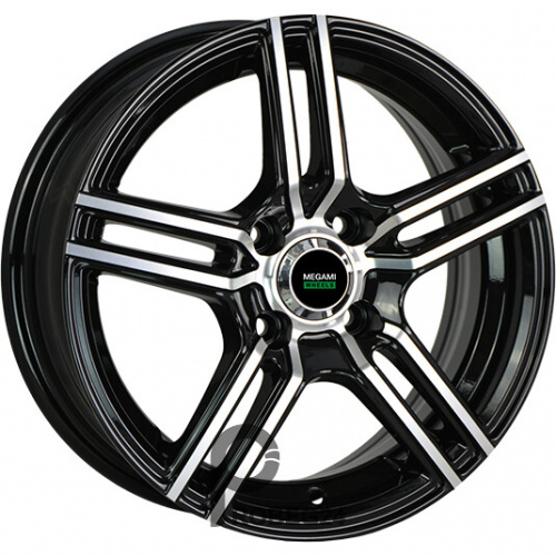 Megami MGM-1 5.5x14 4*100 ET35 DIA73.1 BKF Литой