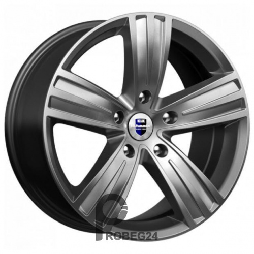 K&K да Винчи 7.5x17 5*114.3 ET55 DIA67.1 Дарк платинум Литой
