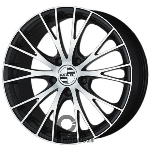 MAK Rennen 8.5x19 5*112 ET21 DIA66.6 Ice Black Литой