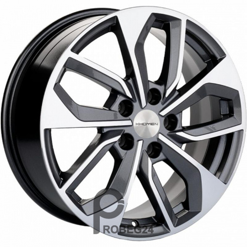 Khomen KHW 1703 7x17 5*114.3 ET45 DIA67.1 Gray-FP Литой