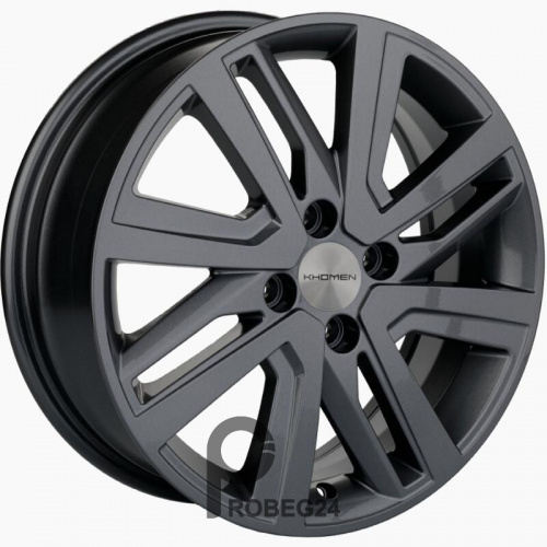 Khomen KHW 1609 6x16 4*100 ET50 DIA60.1 Gray Литой