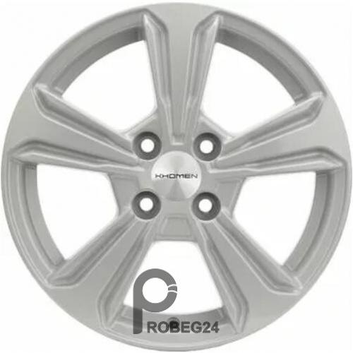 Khomen KHW 1502 6x15 4*100 ET45 DIA54.1 F-Silver Литой
