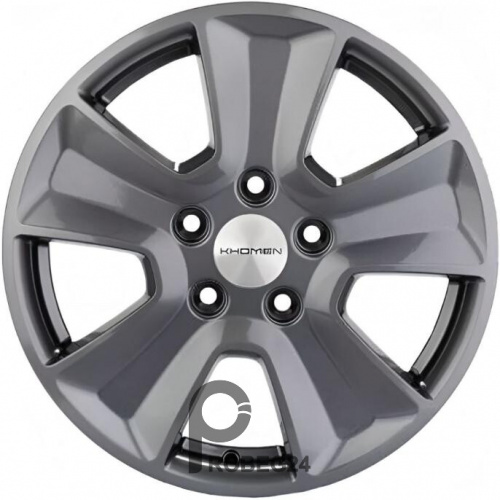 Khomen KHW 1601 6.5x16 5*114.3 ET50 DIA66.1 Gray Литой