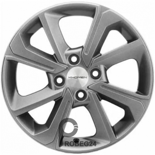 Khomen KHW 1501 6x15 4*100 ET48 DIA54.1 G-Silver Литой