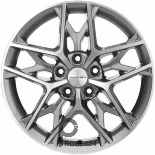 Khomen KHW 1709 7x17 5*114.3 ET50 DIA67.1 Gray Литой