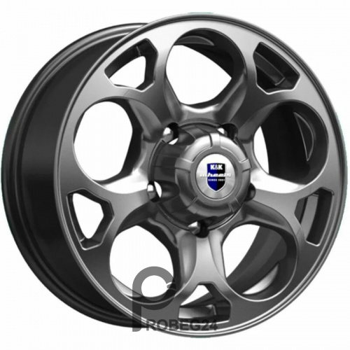 K&K Линкс 7x16 5*139.7 ET35 DIA108.6 Дарк платинум Литой