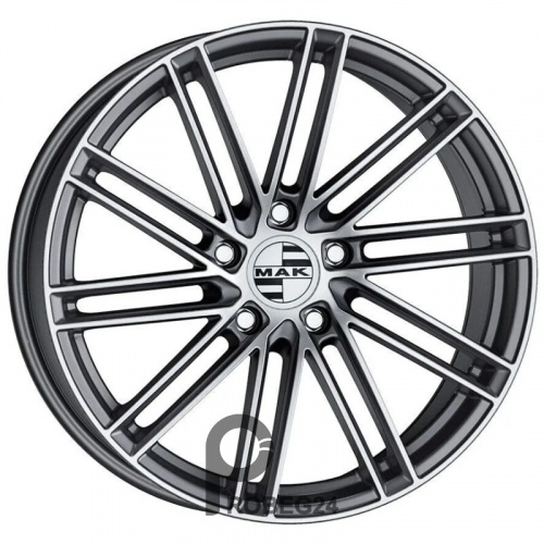 MAK Leipzig 9.5x21 5*112 ET25 DIA66.6 Gunmetal Mirror Face Литой