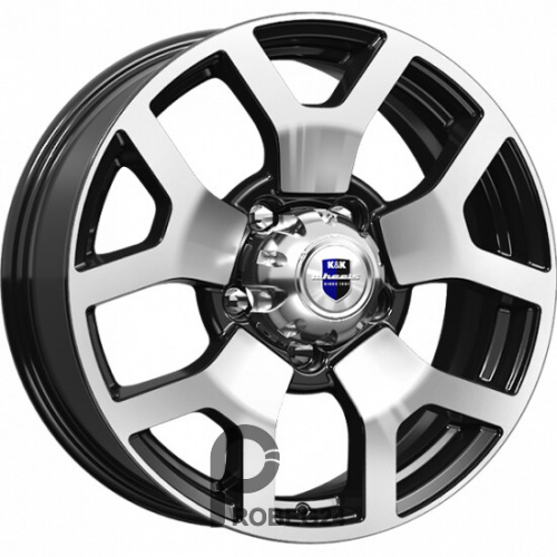 K&K Намиб 7x18 5*139.7 ET35 DIA108.6 Алмаз черный Литой