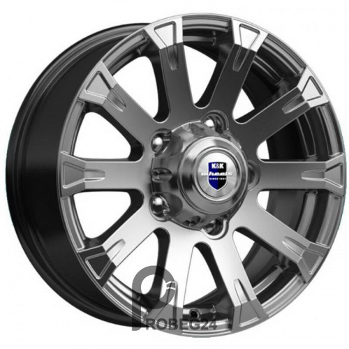 K&K Байкал 7x16 5*139.7 ET35 DIA108.6 Дарк платинум Литой