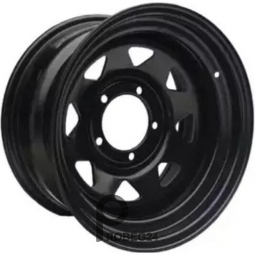 Off Road Wheels УАЗ 8x15 5*139.7 ET-24 DIA110.1 Black Штампованный