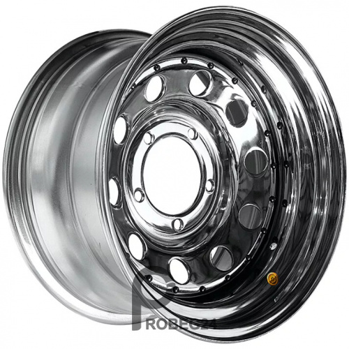 Off Road Wheels УАЗ 8x16 5*139.7 ET-19 DIA110.1 Chrome Штампованный
