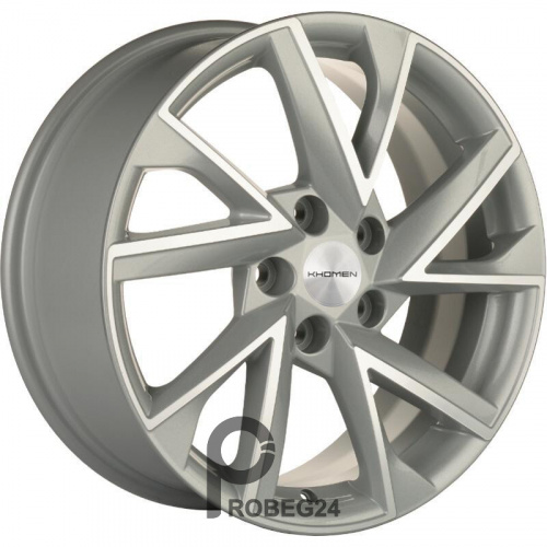 Khomen KHW 1714 7x17 5*112 ET40 DIA57.1 F-Silver-FP Литой