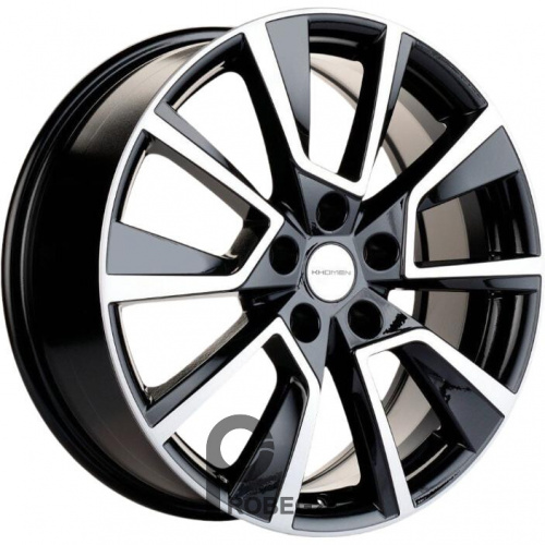 Khomen KHW 1802 7x18 5*114.3 ET48.5 DIA67.1 Black-FP Литой