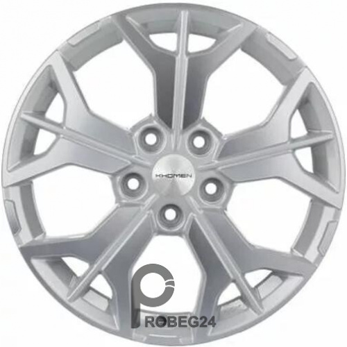 Khomen KHW 1715 7x17 5*112 ET54 DIA57.1 F-Silver-FP Литой