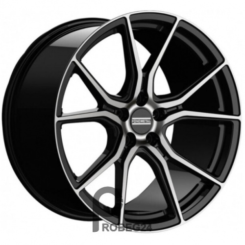 Fondmetal STC-45 8.5x20 5*114.3 ET32 DIA75.1 Black Glossy Machined Литой