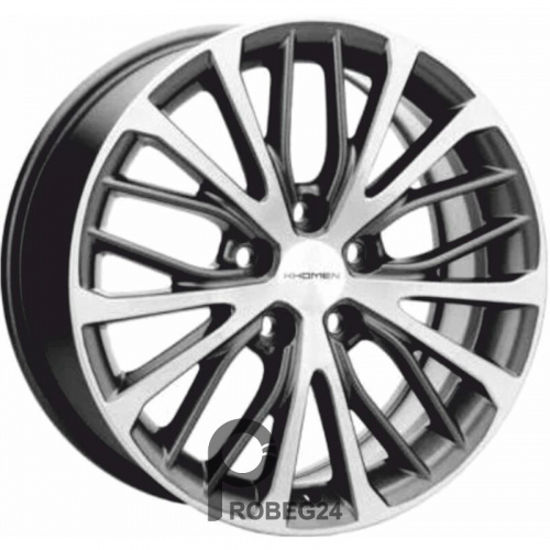Khomen KHW 1705 7x17 5*108 ET40 DIA60.1 Gray-FP Литой