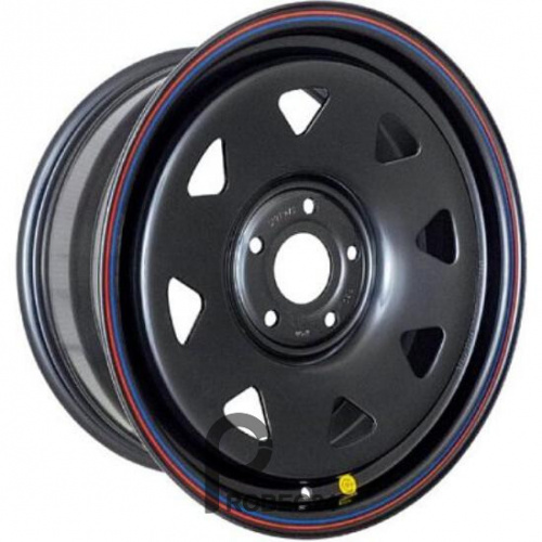 Off Road Wheels Jeep 7x16 5*114.3 ET0 DIA84.1 Black Штампованный