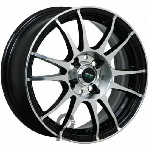 Megami MGM-3 6x15 5*100 ET38 DIA57.1 BKF Литой