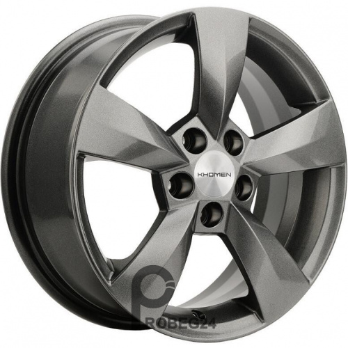 Khomen KHW 1504 6x15 5*100 ET43 DIA57.1 Gray Литой