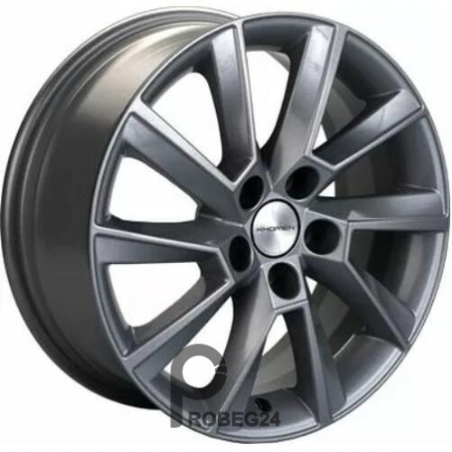 Khomen KHW 1507 6x15 5*100 ET38 DIA57.1 Gray Литой