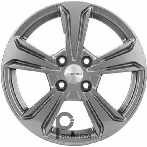 Khomen KHW 1502 6x15 4*100 ET45 DIA54.1 Gray Литой